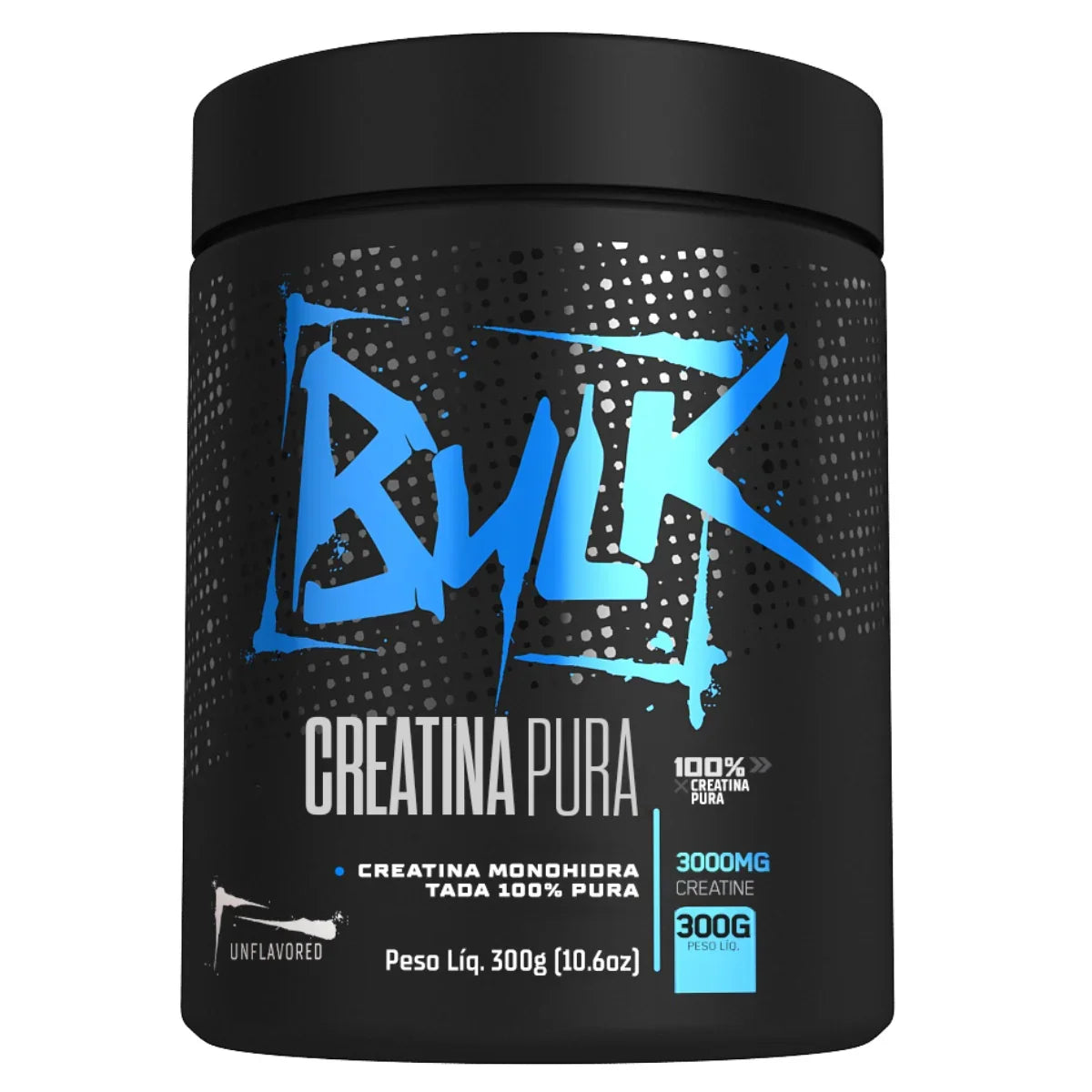 Creatina Monohidratada 100% Pura 300g Bulk Nutrition