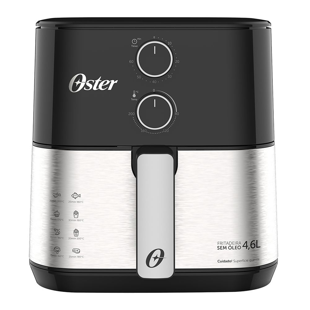 Fritadeira Eletrica Sem Oleo Oster 1500W 4,6 Litros